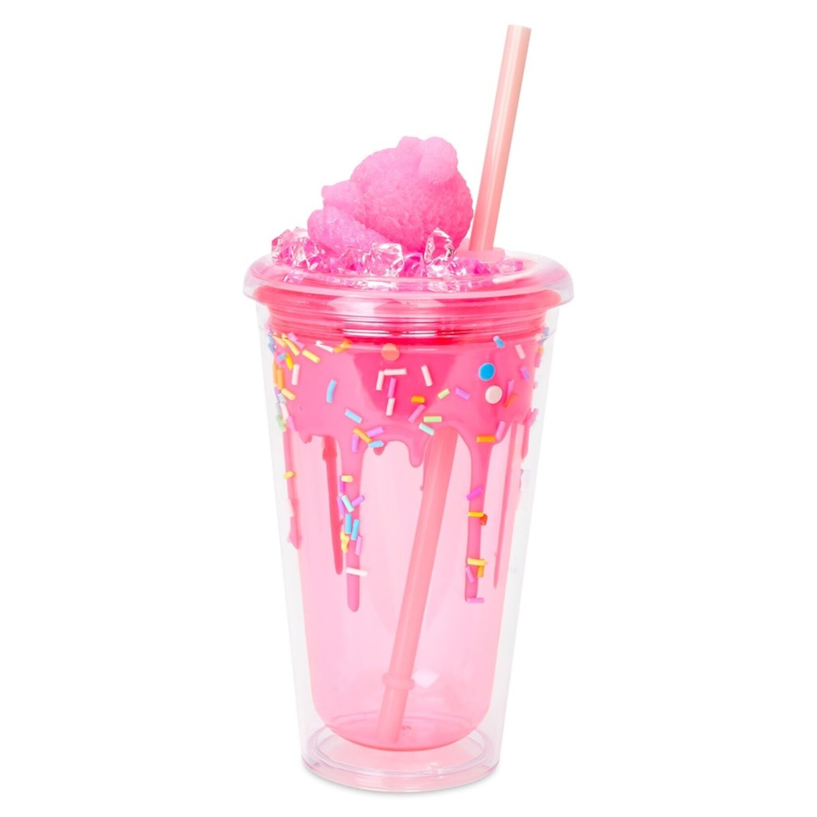iscream Iscream Pink Bear Sprinkles Tumbler