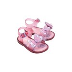 Mini Melissa Mini Melissa Glitter Pink Fly Sandal