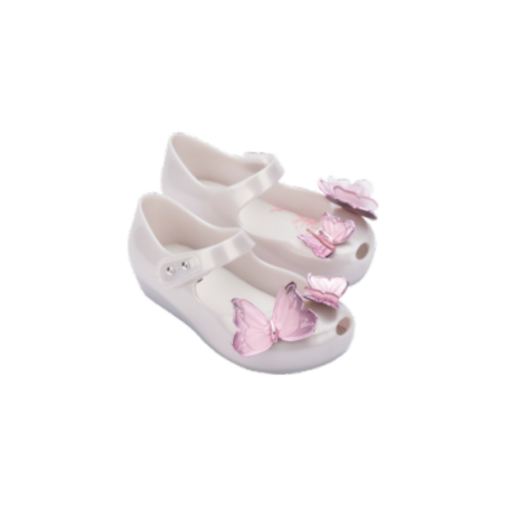 Mini Melissa Mini Melissa Pearly White/Pink Ultragirl Fly Shoe