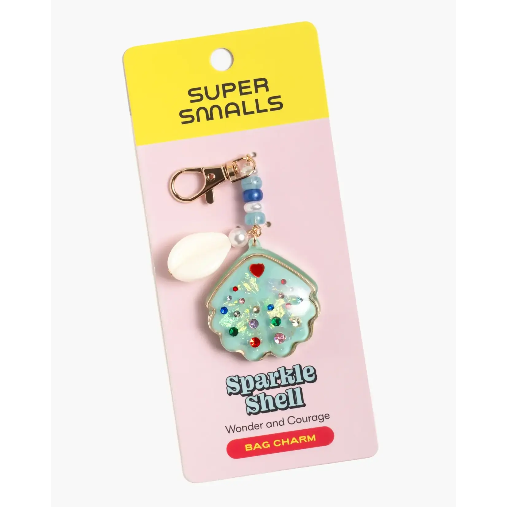Super Smalls Super Smalls Sparkle Shell Bag Charm