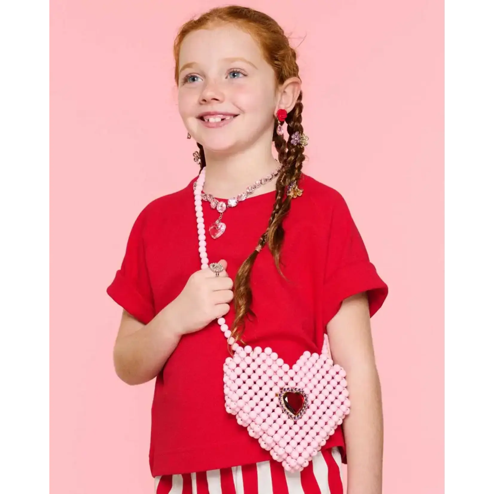 Super Smalls Super Smalls Heartfelt Sparkle Pearl Handbag