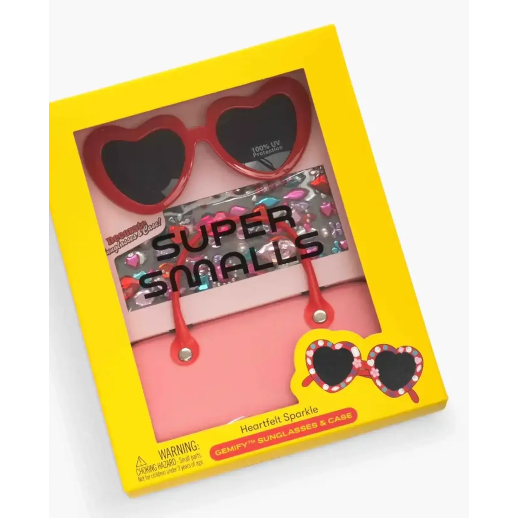 Super Smalls Super Smalls Heartfelt sparkle Gemify Sunglasses + Case