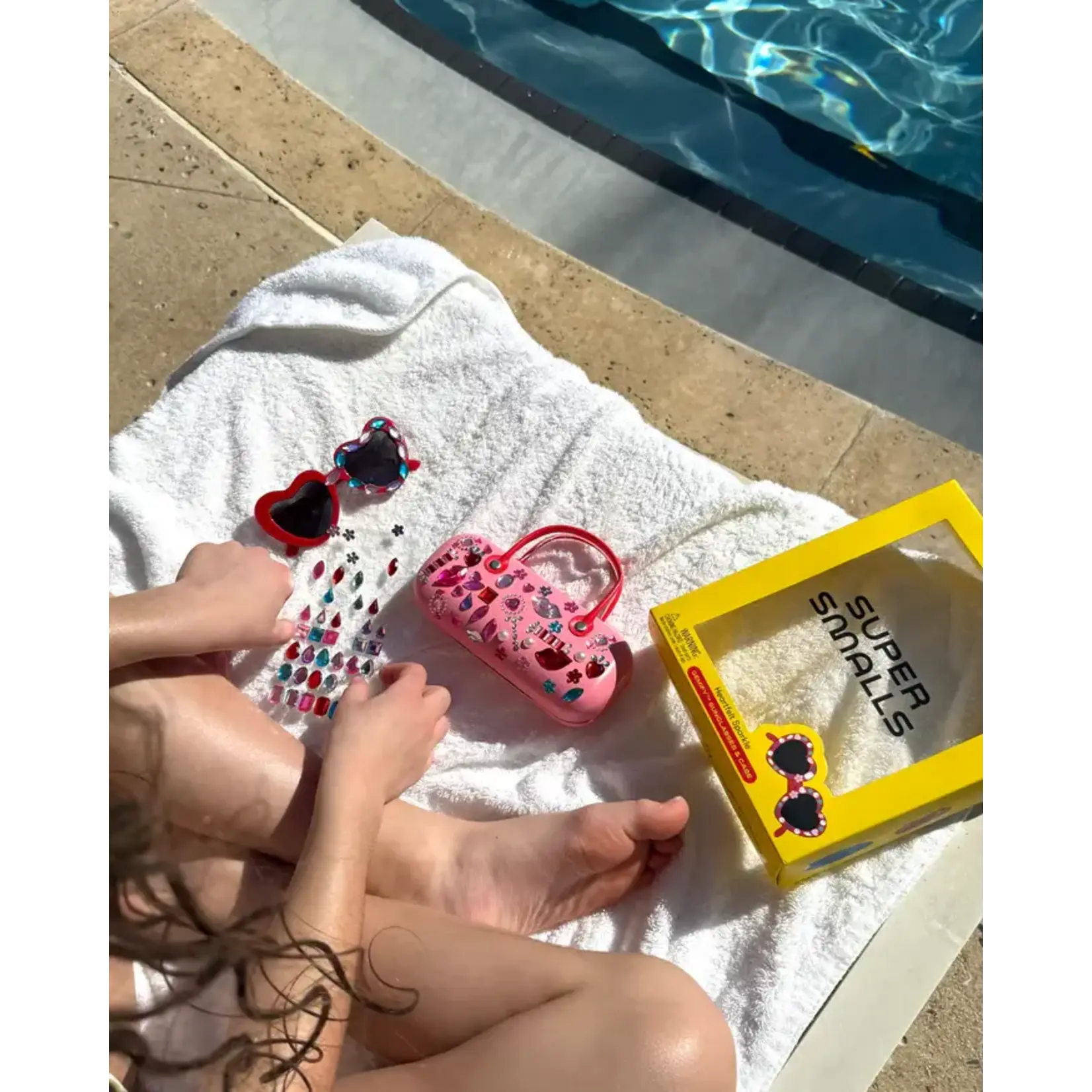 Super Smalls Super Smalls Heartfelt sparkle Gemify Sunglasses + Case