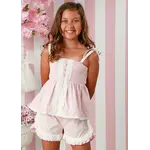 Ooh La La Ooh La La Pink Emilie Short Set