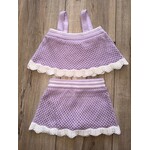 Design History Design History Laughing Lilac Combo Tank & Skort Set