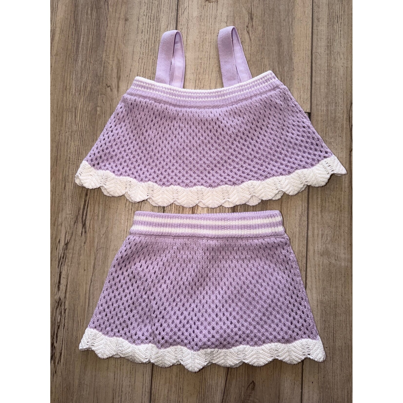 Design History Design History Laughing Lilac Combo Tank & Skort Set