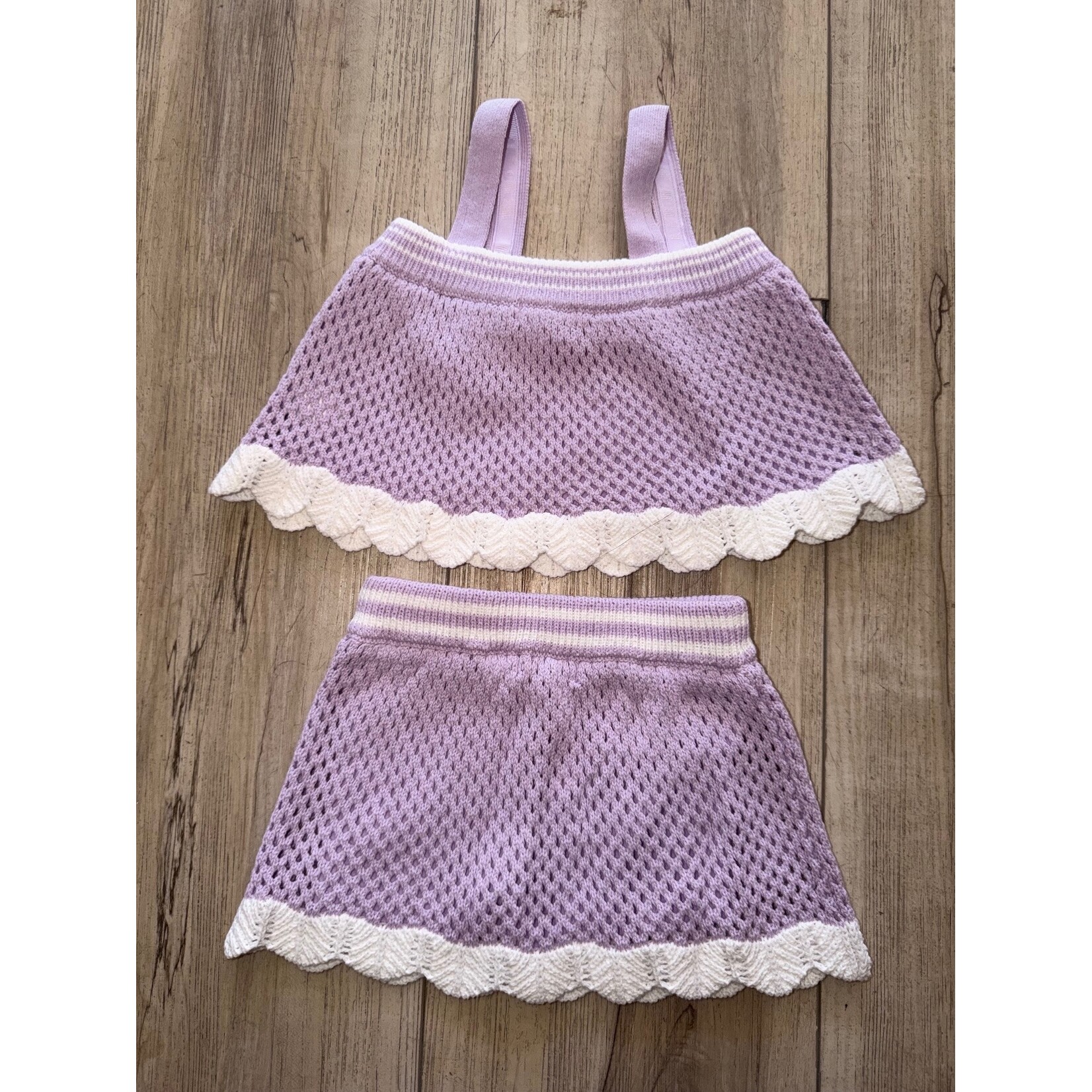 Design History Design History Laughing Lilac Combo Tank & Skort Set