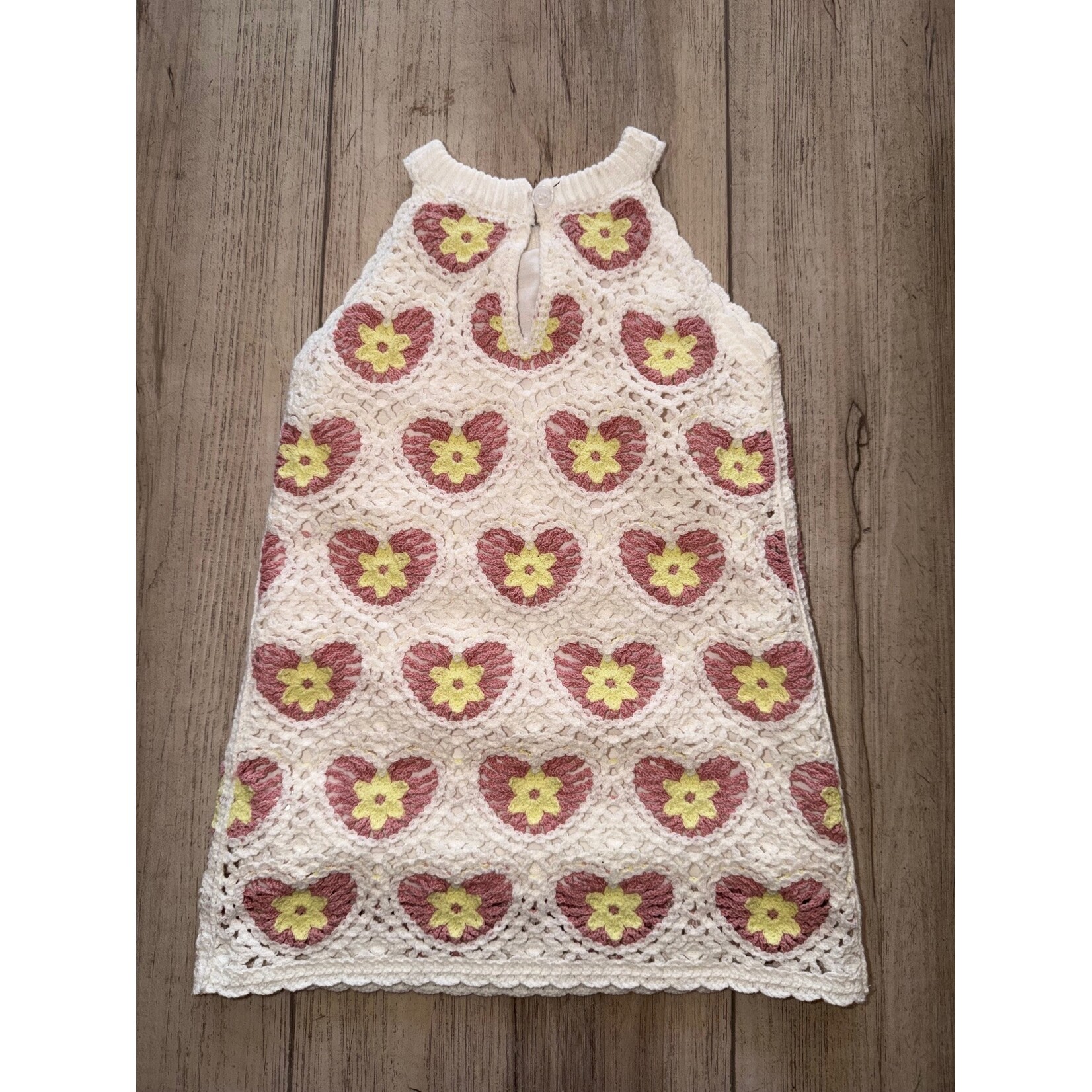 Design History Design History Vanilla Combo Crochet Dress