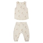 Rylee + Cru Rylee + Cru Pebble Pelican Tank & Slouch Pant Set