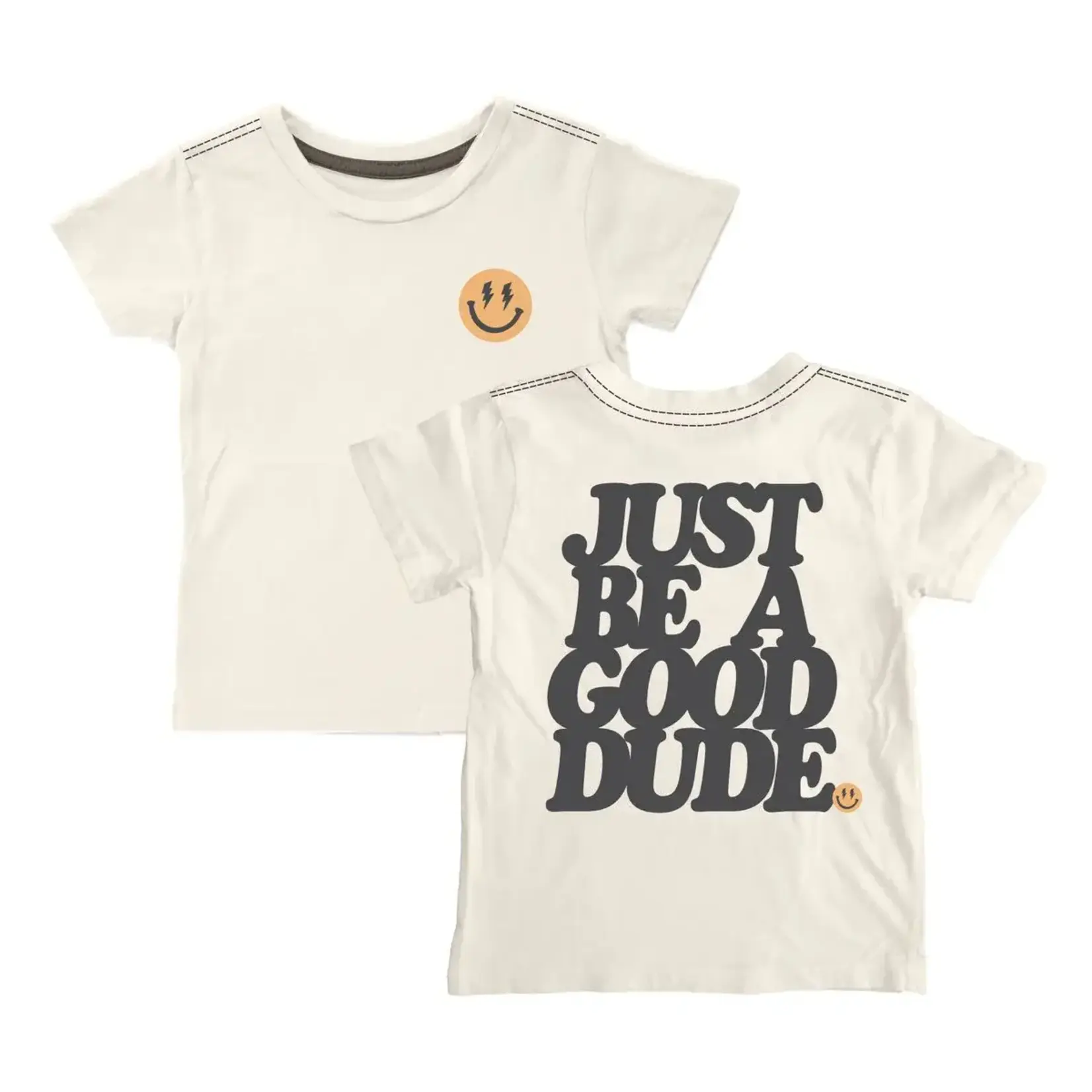 Tiny Whales Tiny Whales Natural Good Dude S/S T-Shirt