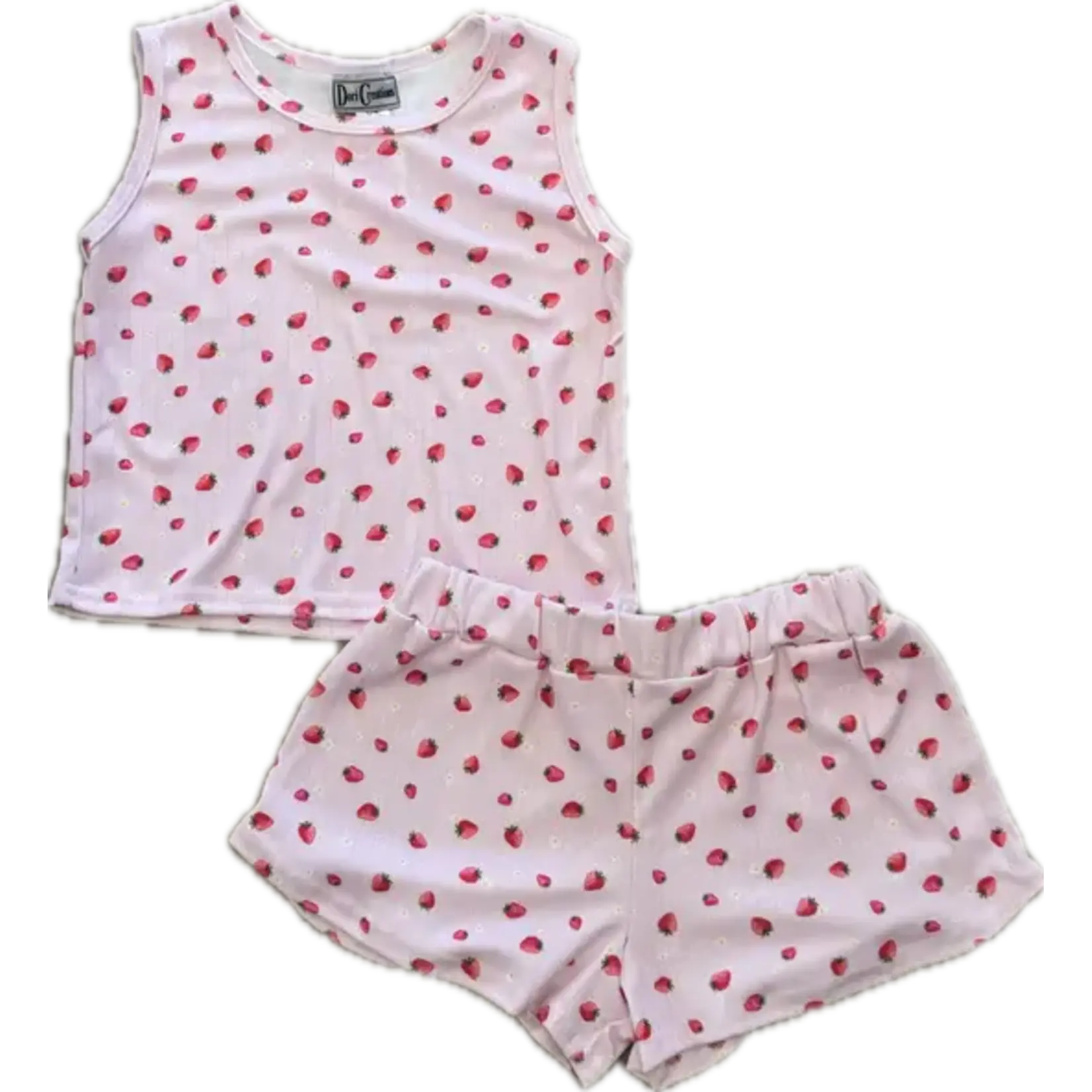 Dori Creations Dori Creations Pink Strawberry Short