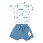 Mish Mish Mish Mish White Surf Tee & Shorts Set