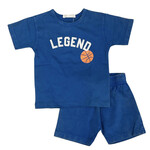 Mish Mish Mish Mish Cobalt Sporty Word Tee & Shorts Set