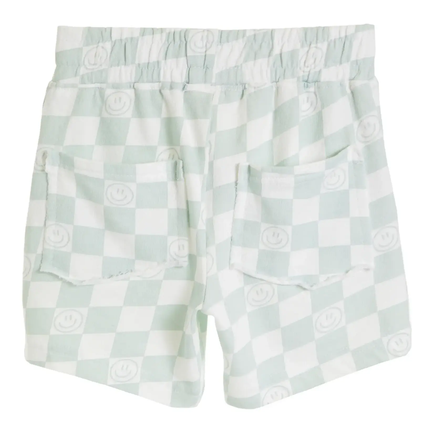 Mish Mish Mish Mish White Check Shorts