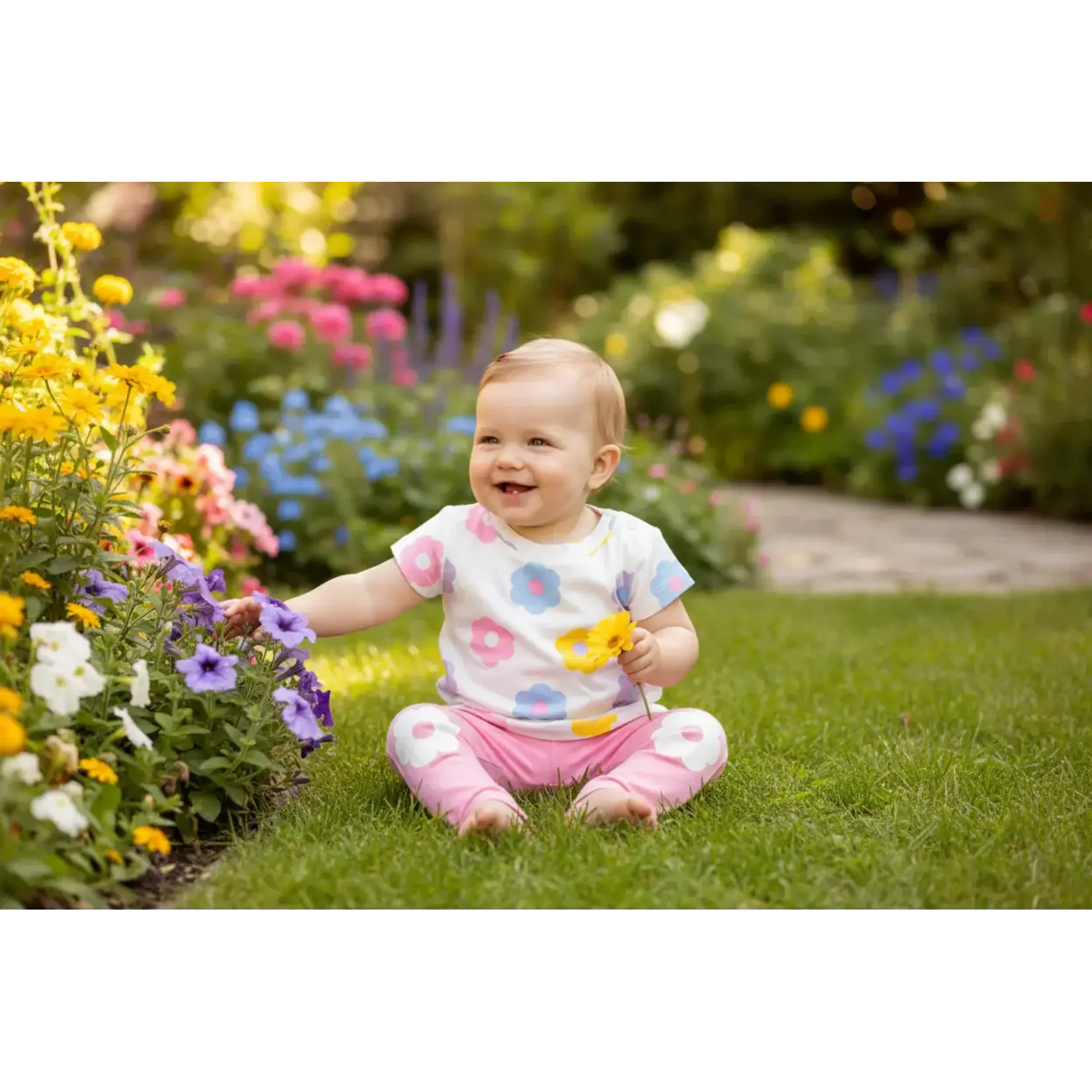 Mish Mish Mish Mish Sand Daisy Tee And Legging Set