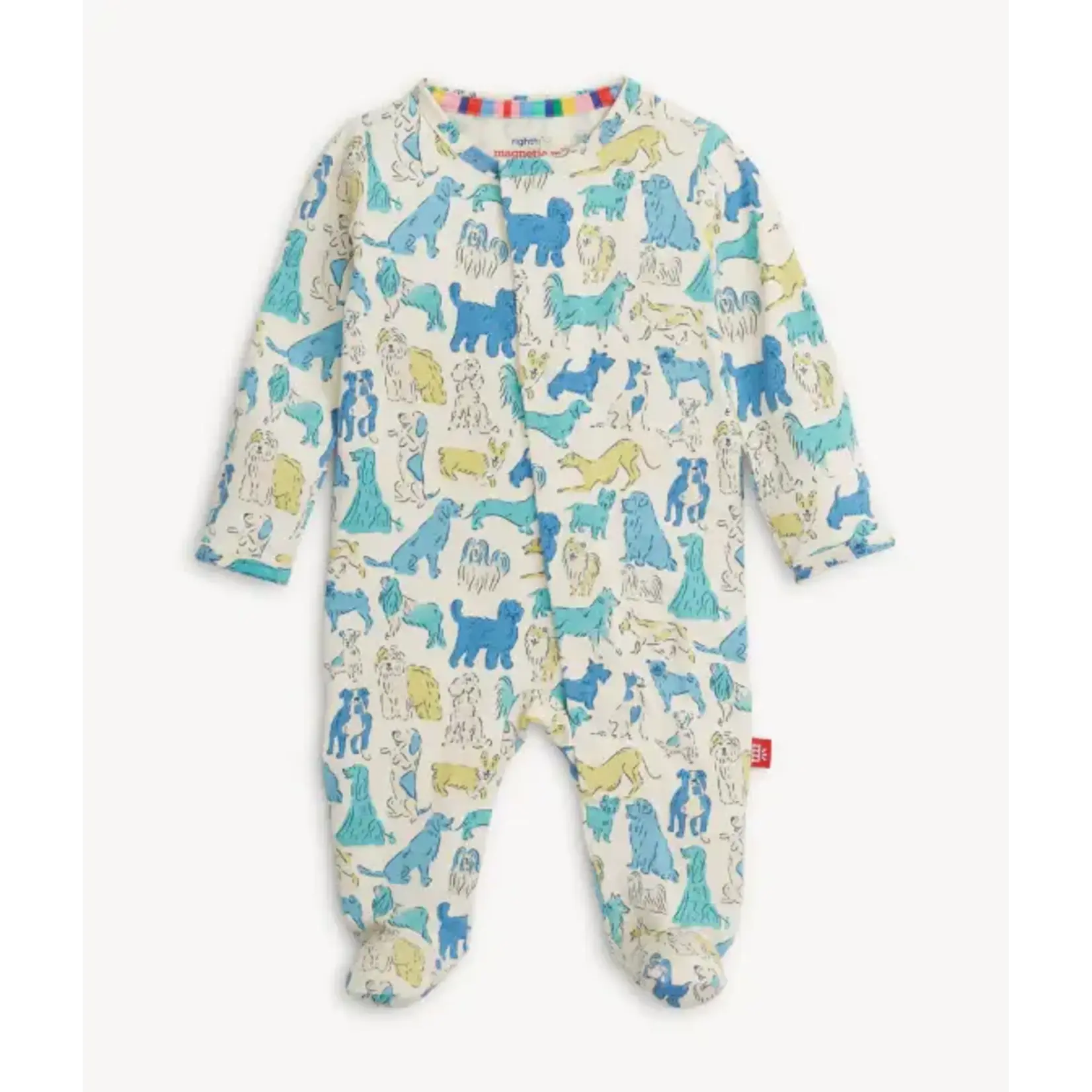 Magnetic Me Magnetic Me Blue Its A Paw-Ty Right Fit Footie