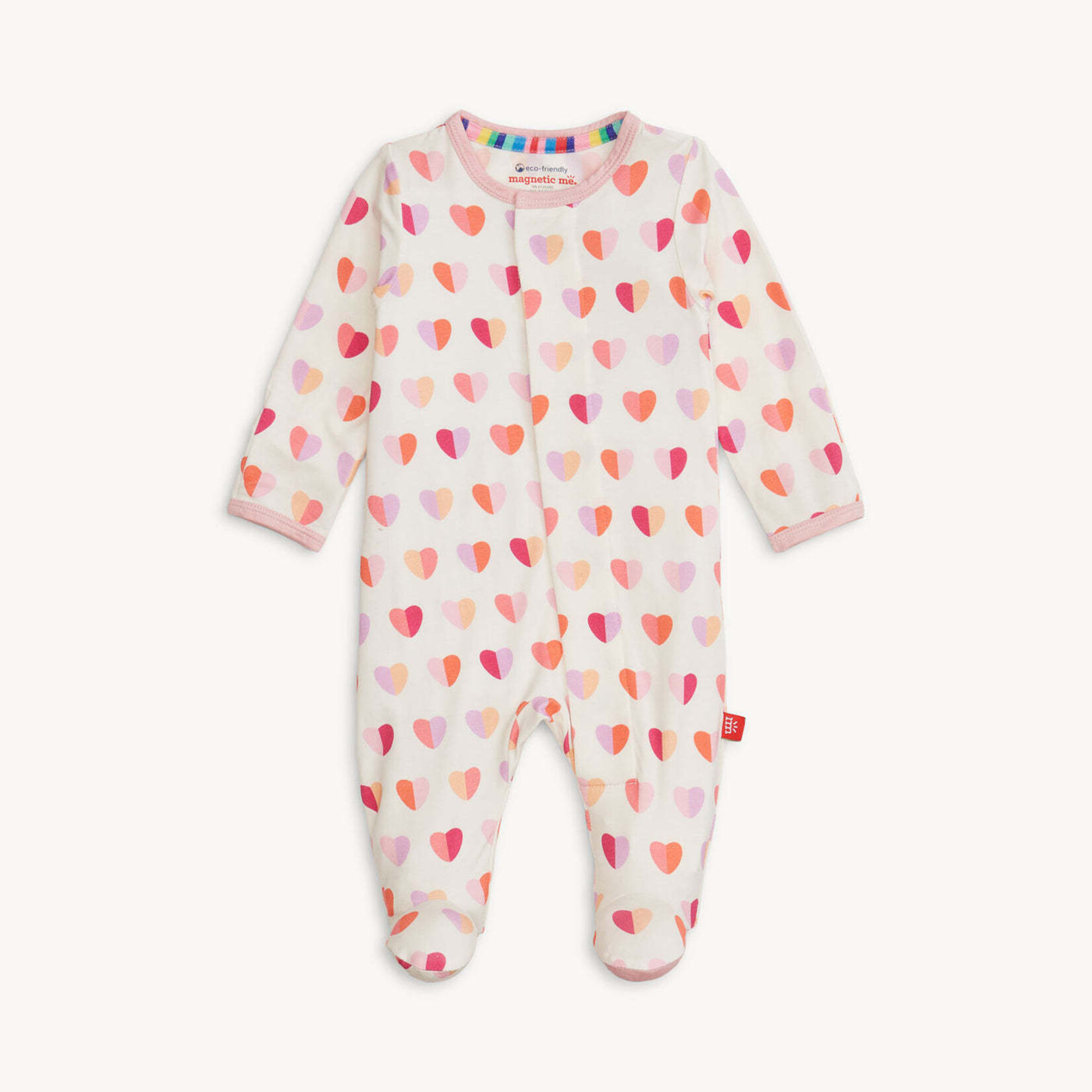 Magnetic Footie Magnetic Me Pink XOXO Modal Footie