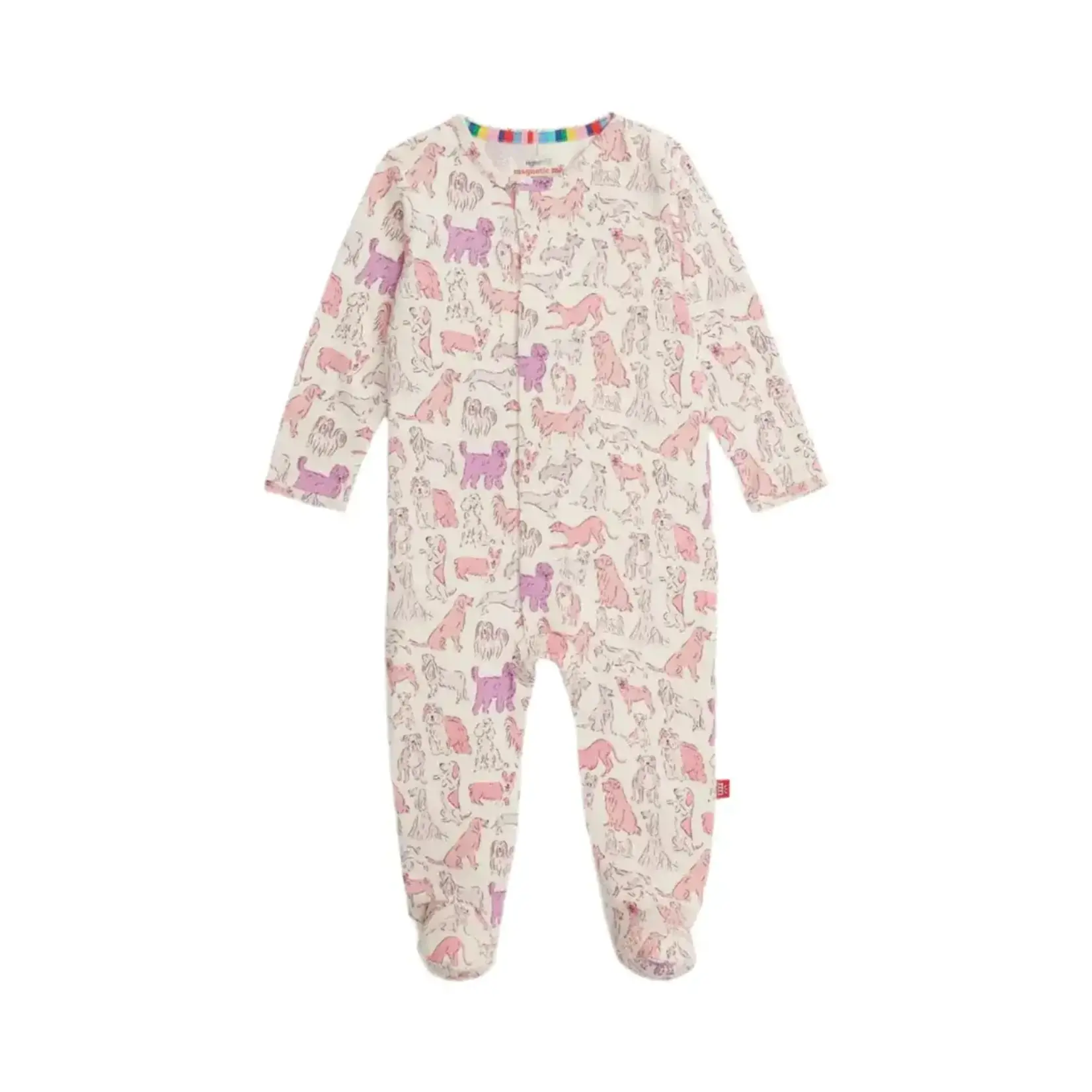 Magnetic Me Magnetic Me Pink Its A Paw-Ty Right Fit Footie