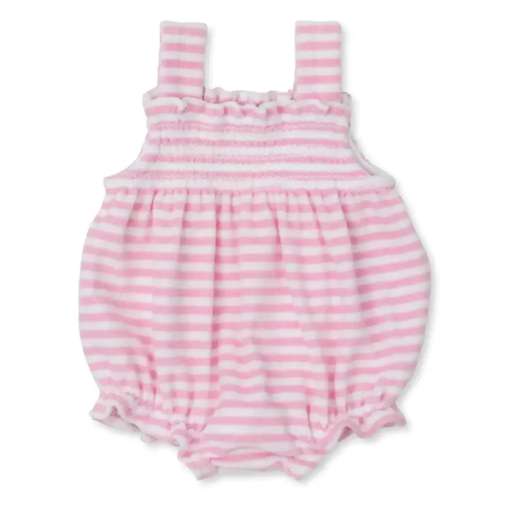 Kissy Kissy Kissy Kissy Pink Terry Romper