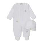 Kissy Kissy Kissy Kissy White/Yellow Duck Pad Footie W/Hat Set
