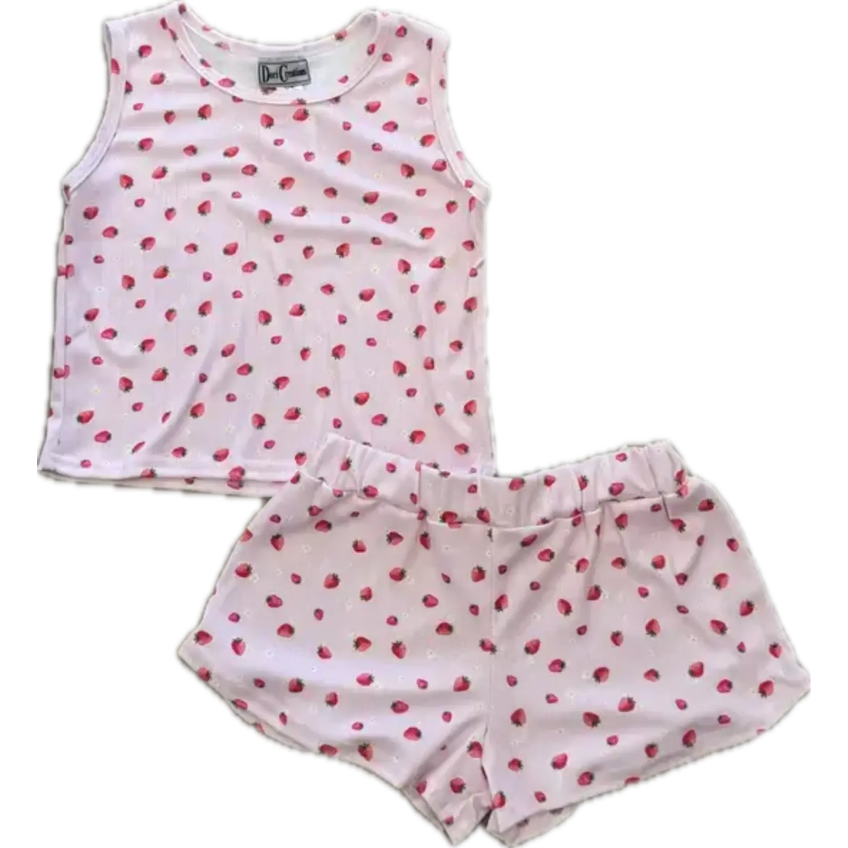 Dori Creations Dori Creations Pink Strawberry Short