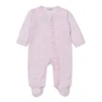 Kissy Kissy Kissy Kissy Pink Garden Zip Footie