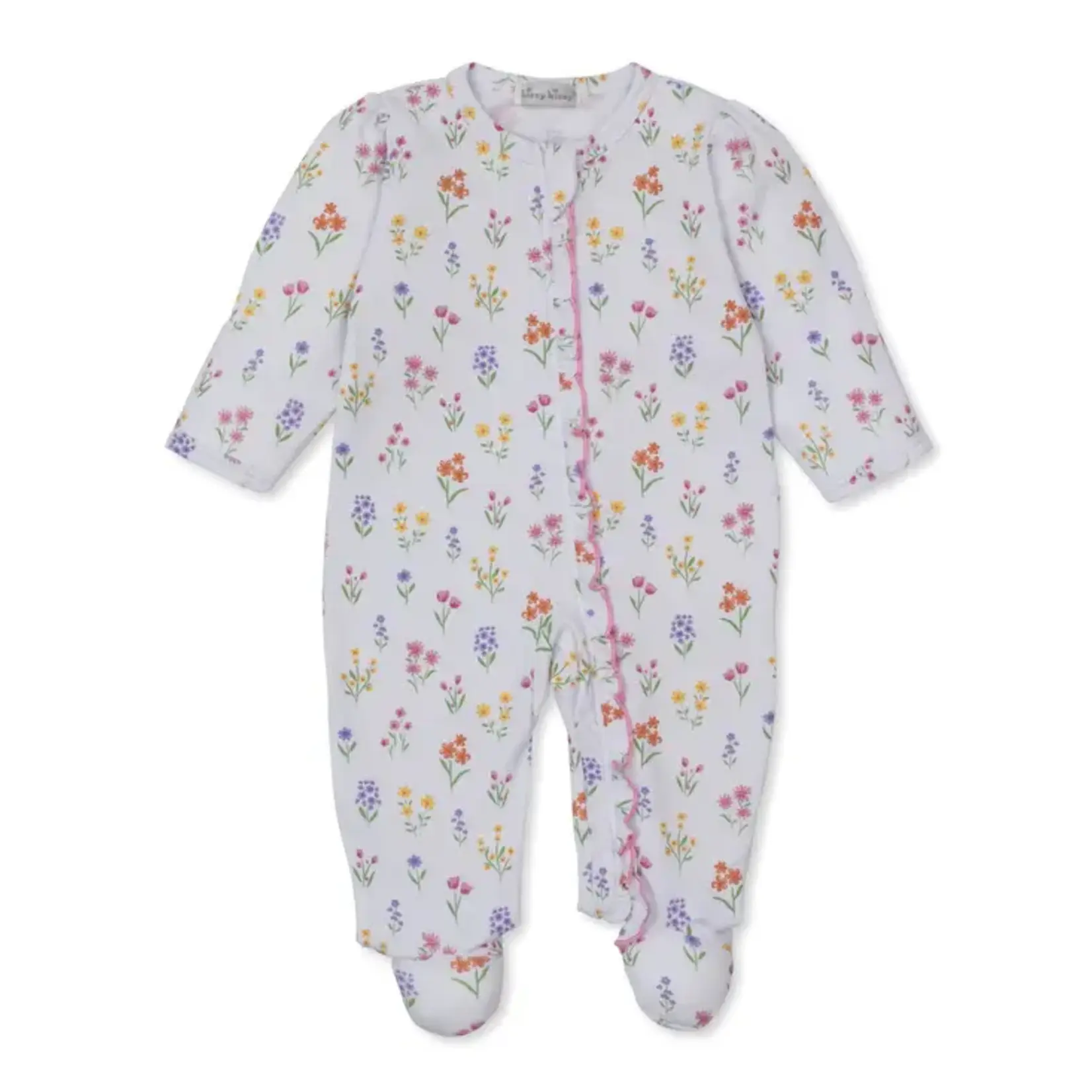 Kissy Kissy Kissy Kissy Multi Summer Wildflower Footie