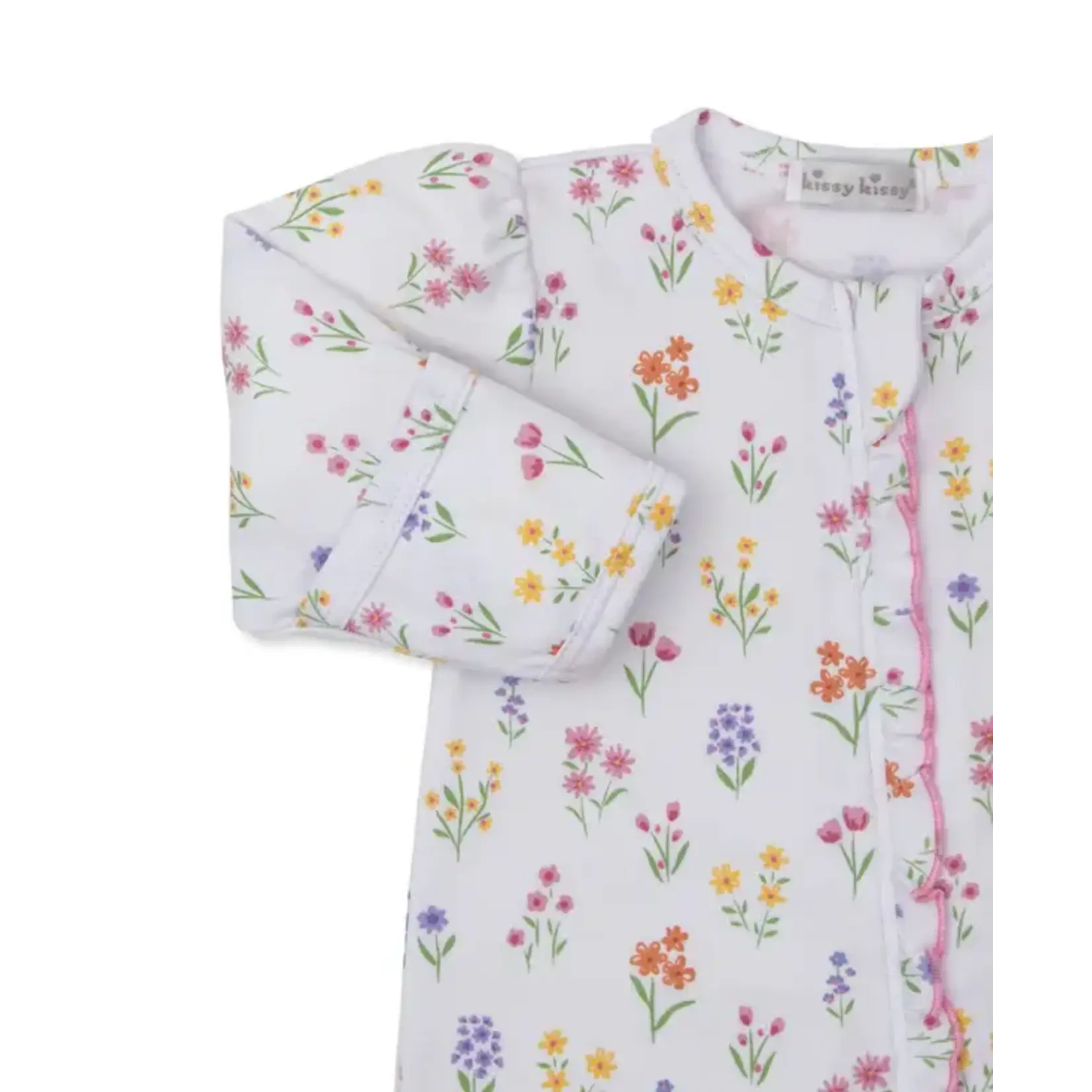 Kissy Kissy Kissy Kissy Multi Summer Wildflower Footie