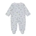 Kissy Kissy Kissy Kissy Multi Blue Safari Party Footie