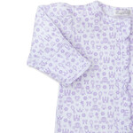 Kissy Kissy Kissy Kissy Lilac Royal Detail Footie