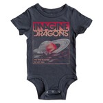 Rowdy Sprout Rowdy Sprout Washed Black Imagine Dragons S/S Onesie