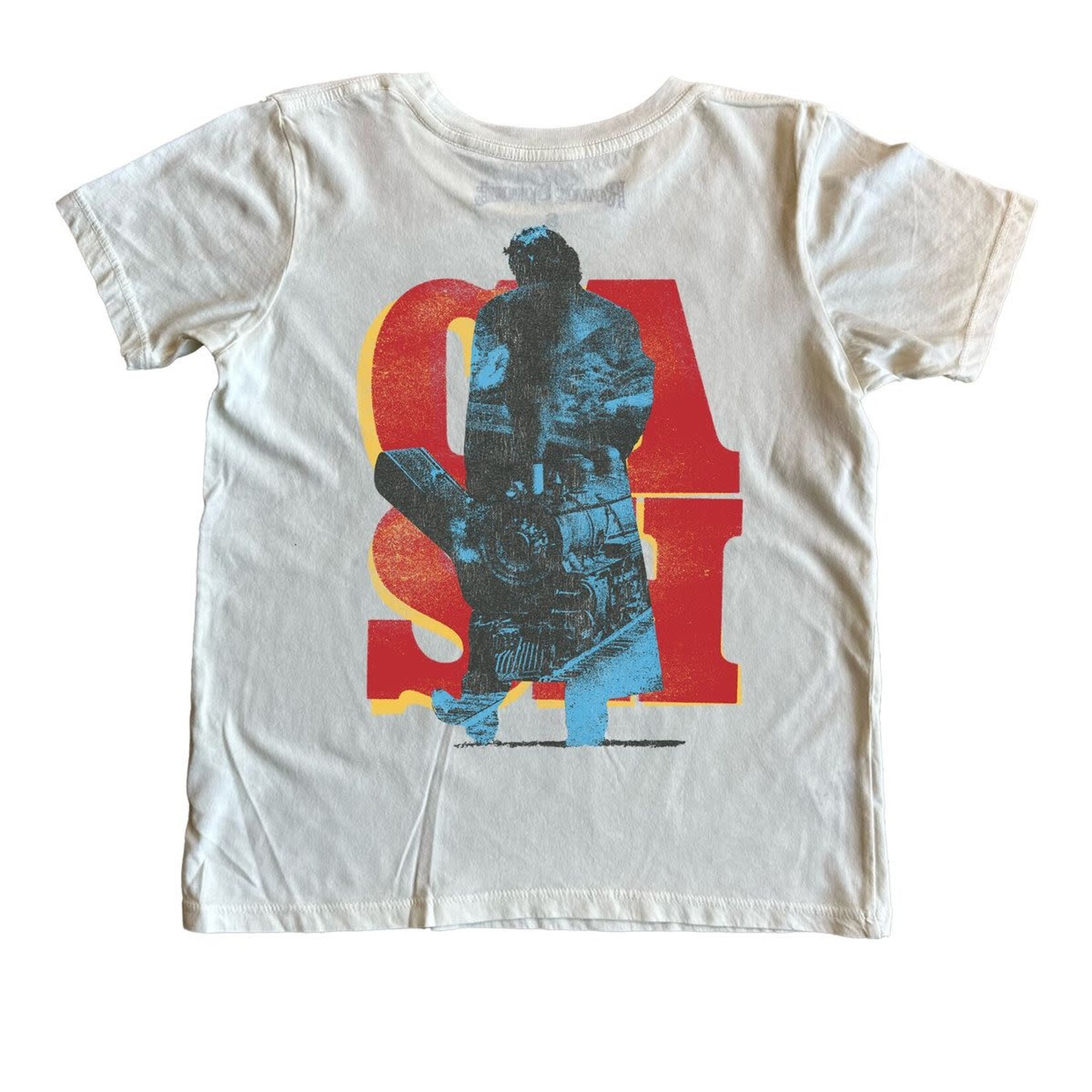 Rowdy Sprout Rowdy Sprout Vintage White Johnny Cash Silhouette S/S Tee