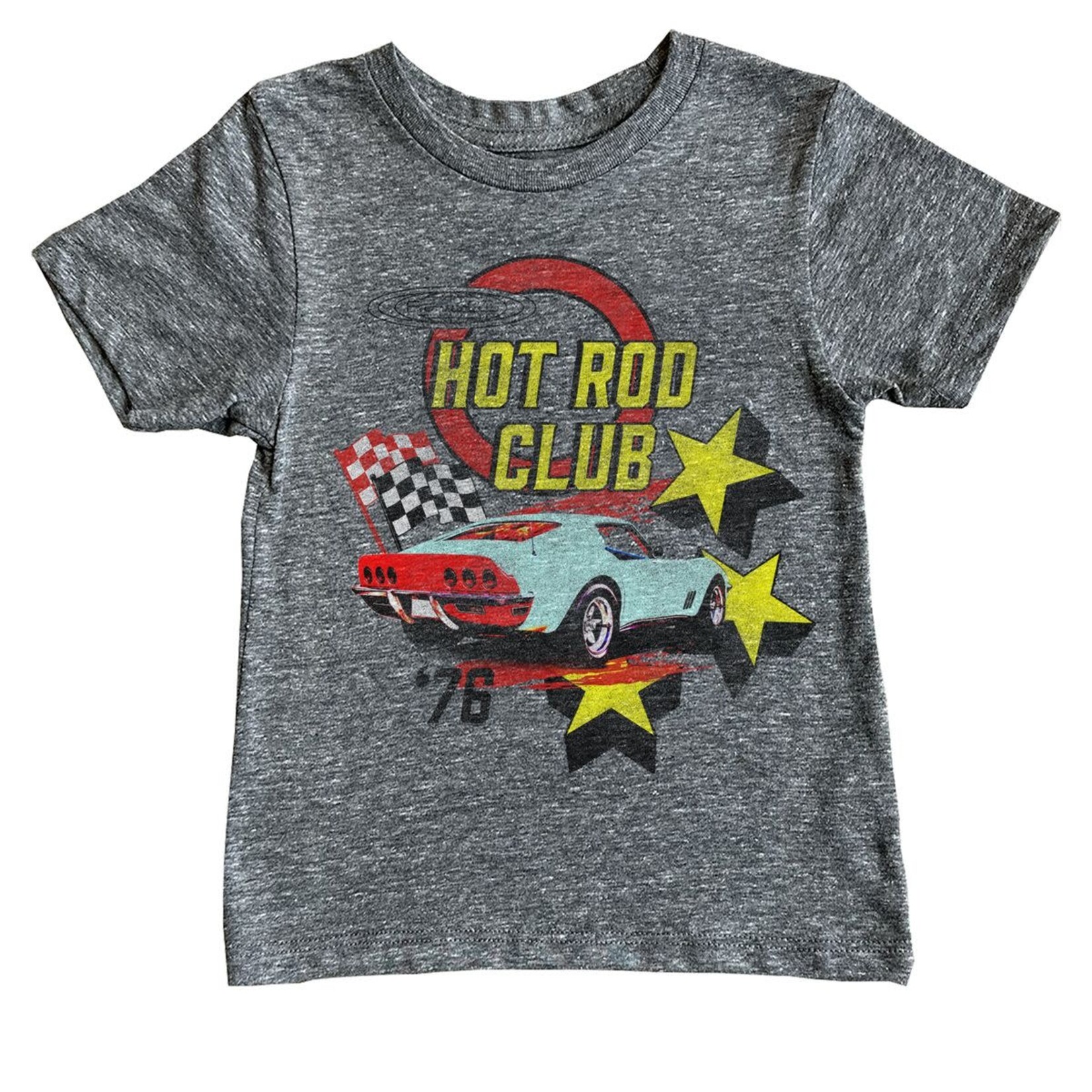 Rowdy Sprout Rowdy Sprout Tri Grey Hot Rod Club S/S Tee