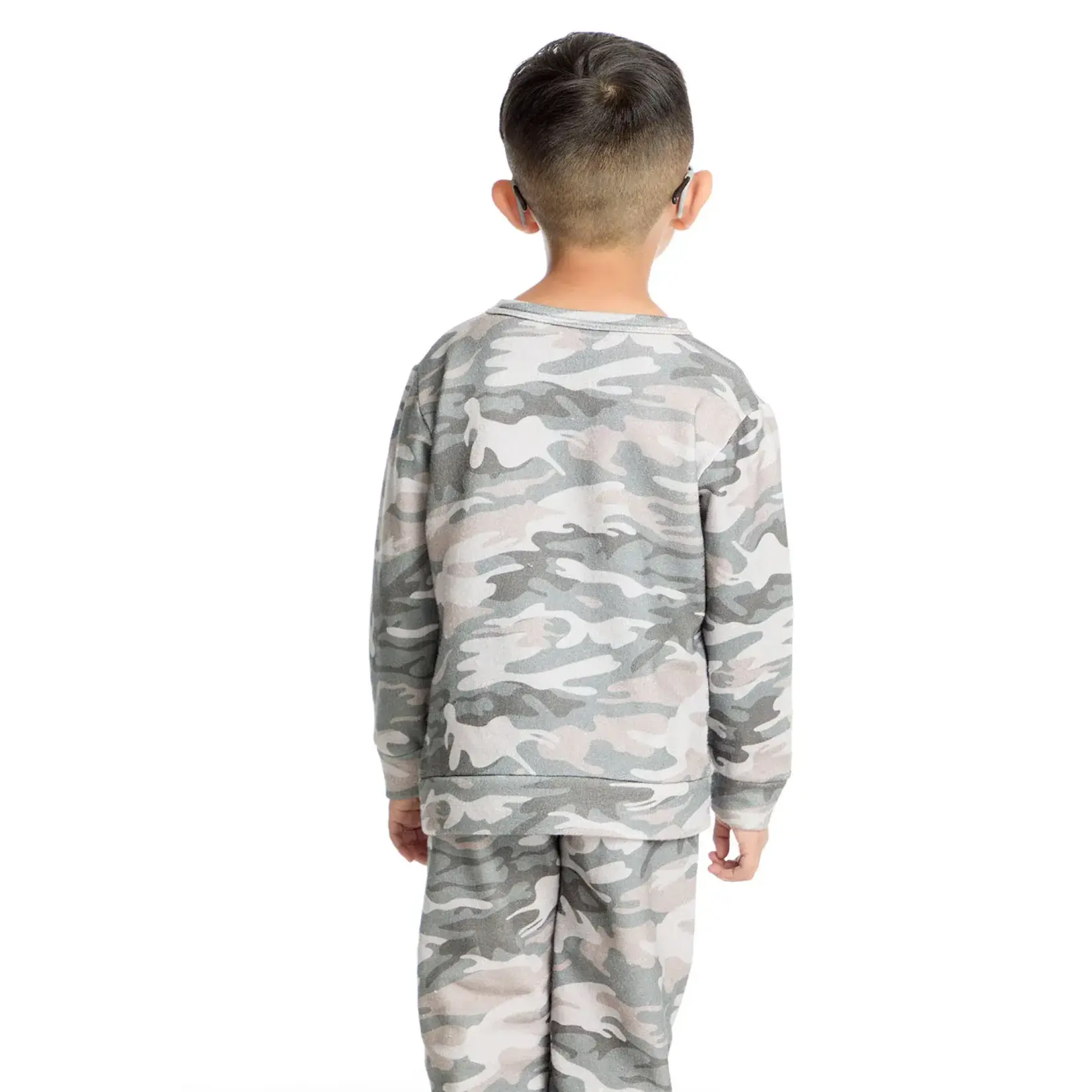 Chaser Chaser Desert Camo Cotton Fleece Comfy L/S Pullover