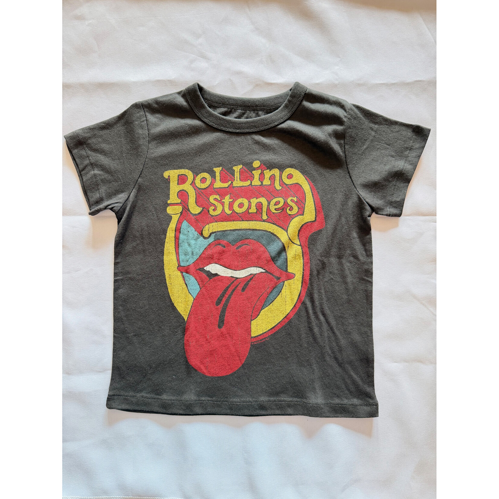 Chaser Chaser Vintage Black Rolling Stones Retro Logo Bella Jersey Boys T-Shirt