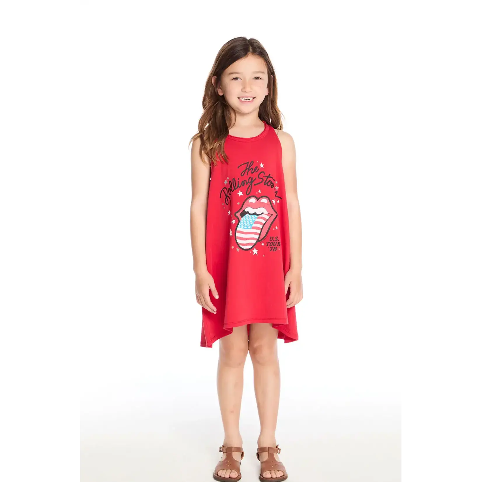 Chaser Chaser Red Rolling Stones US Tour 78 Dress