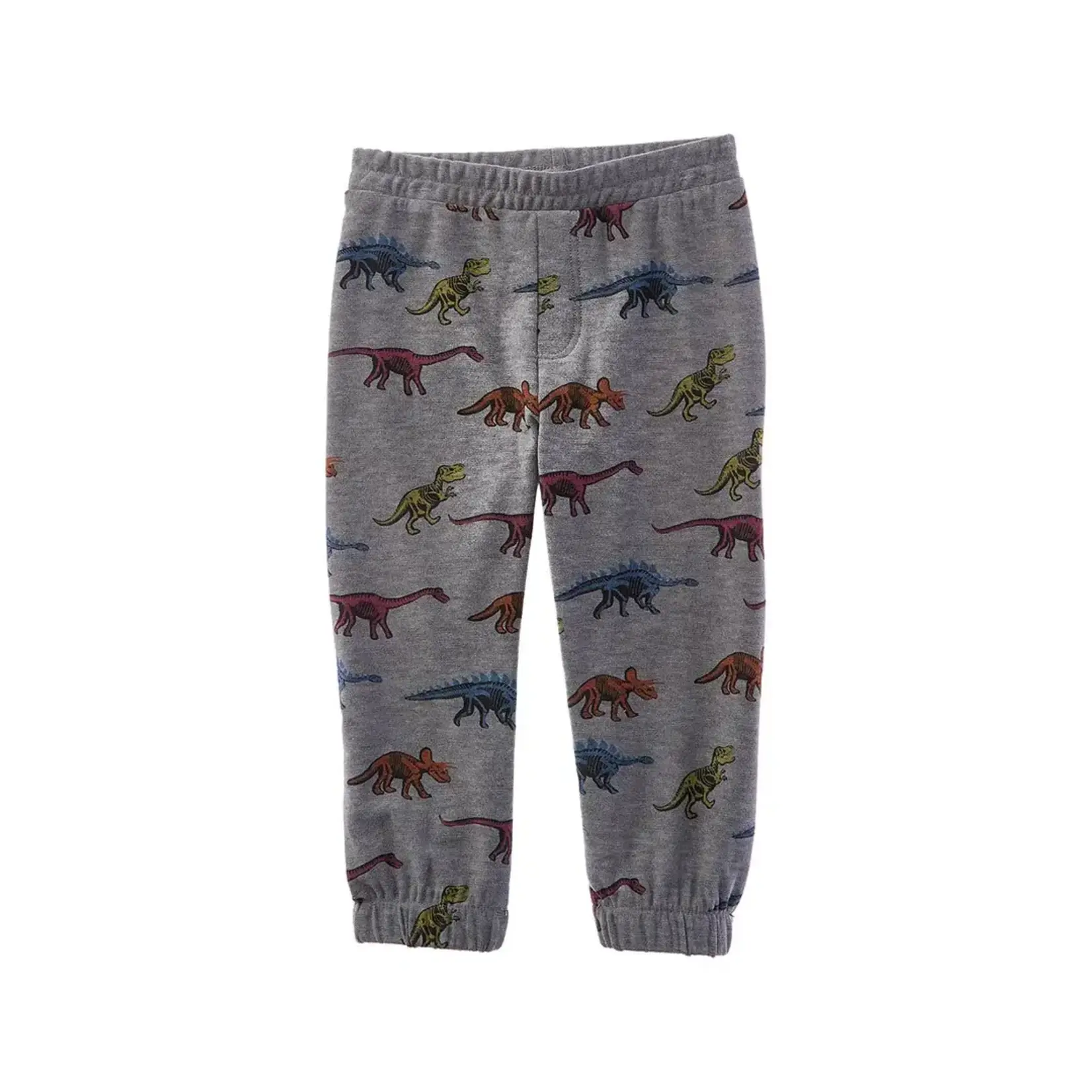 Chaser Chaser Heather Gray Skeleton Dinos Cozy Knit No Side Seam Joggers