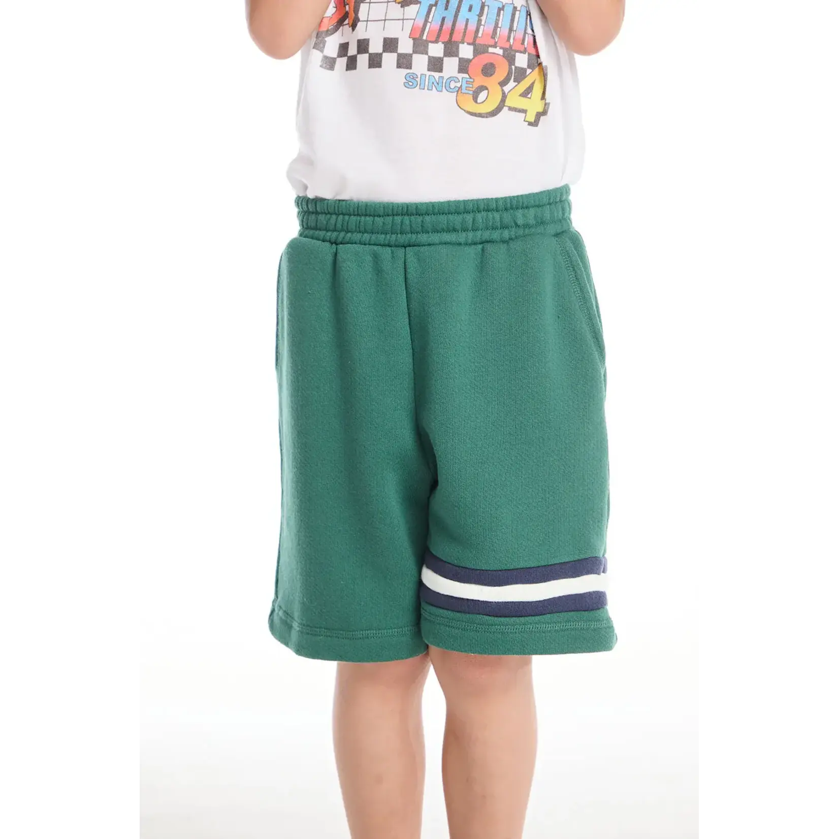 Chaser Chaser Broccolini Zuma Cotton Beach Short W/ Strappings