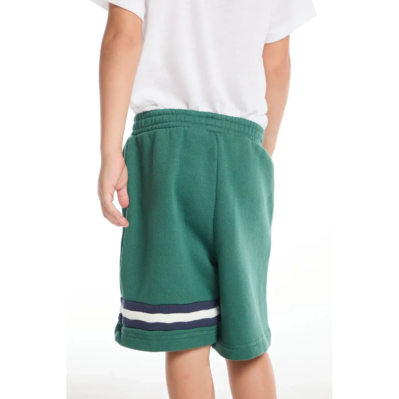 Chaser Chaser Broccolini Zuma Cotton Beach Short W/ Strappings