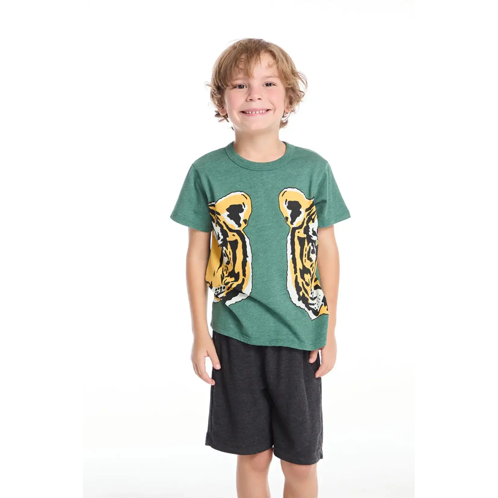 Chaser Chaser Broccolini Tiger Eyes Vintage Jersey Boys T-Shirt