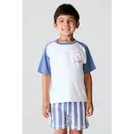 Chaser Chaser White Sports Club Vintage Jersey Raglan Boys T-Shirt