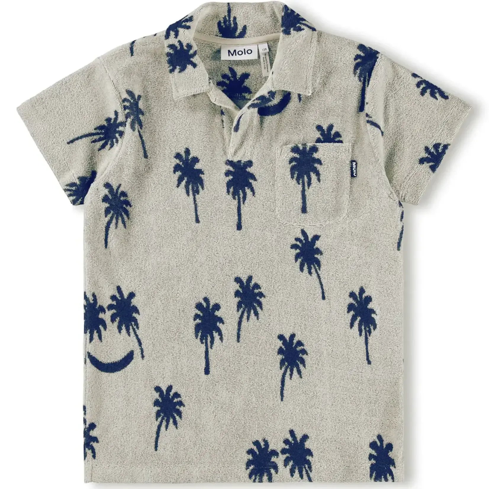 Molo Molo Randel Palm Blue S/S Shirt