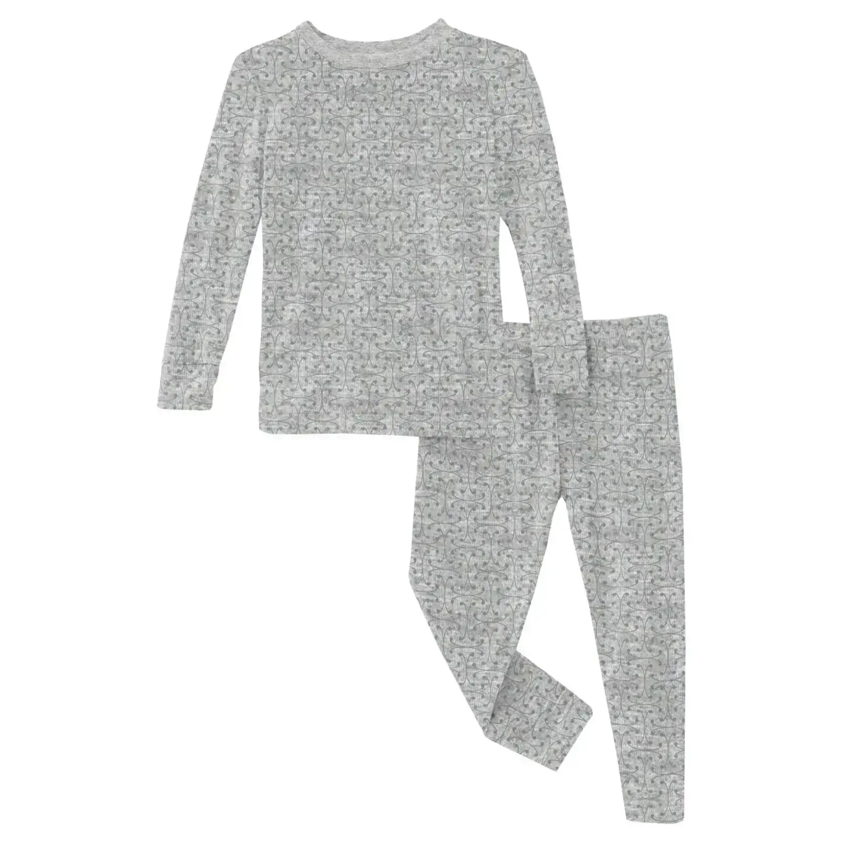 KicKee Pants Kickee Pants Road Trip Lattice L/S Pj Set