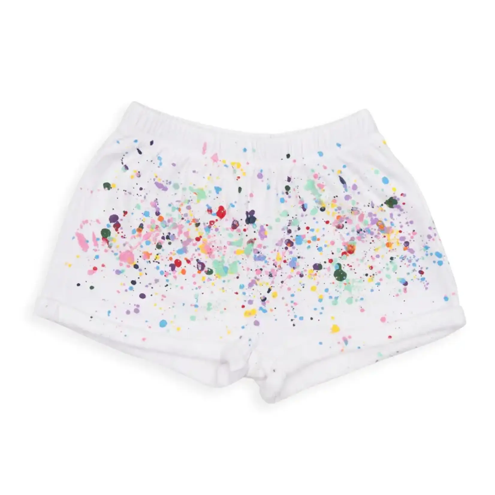 Fairwell Fairwell White Glitter Emerson Tank And Camp Short Set