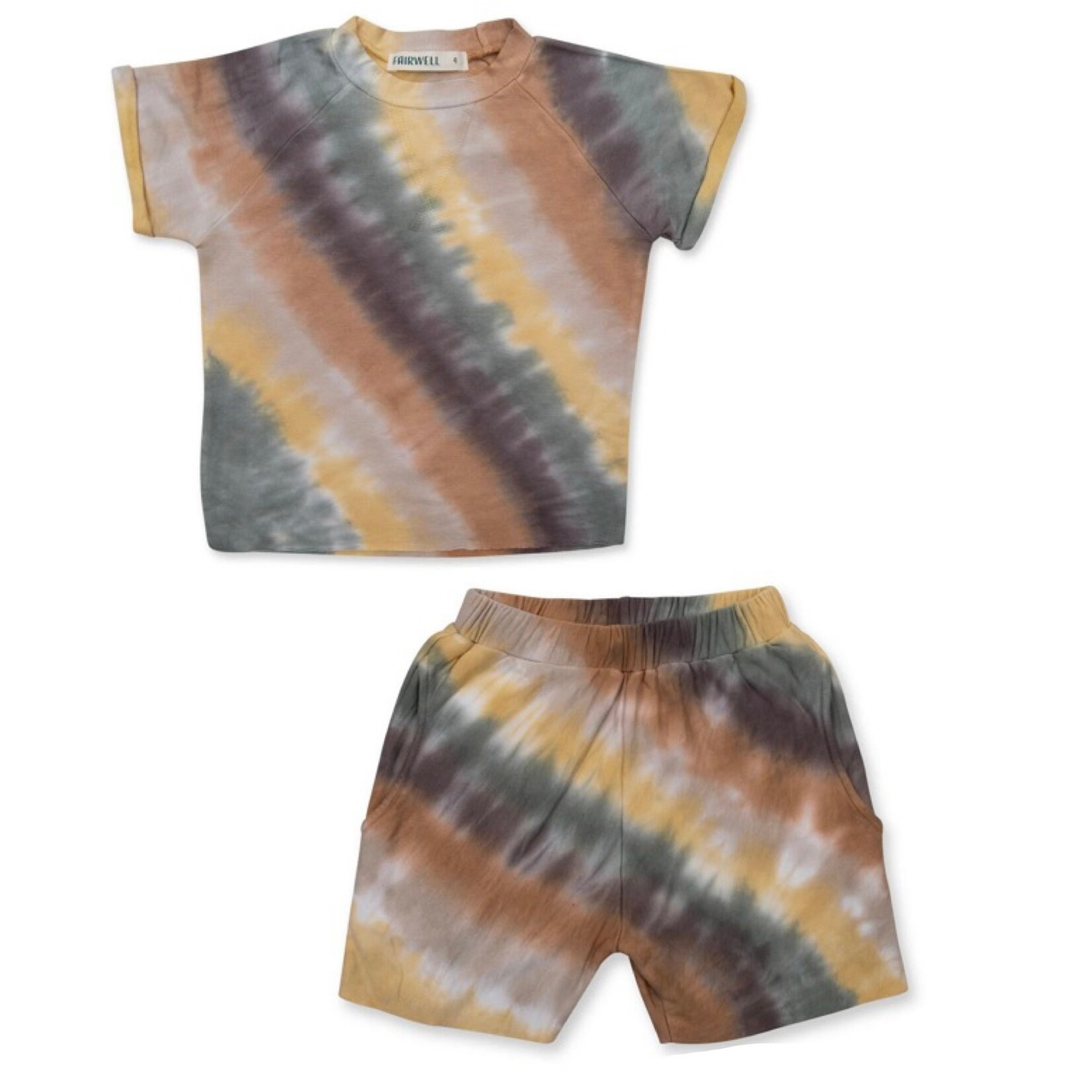 Fairwell Fairwell Sagebrush Surfrider Tee And Vibe Short Set