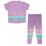 Fairwell Fairwell Cerise Chill Tee And Luxe Legging Set