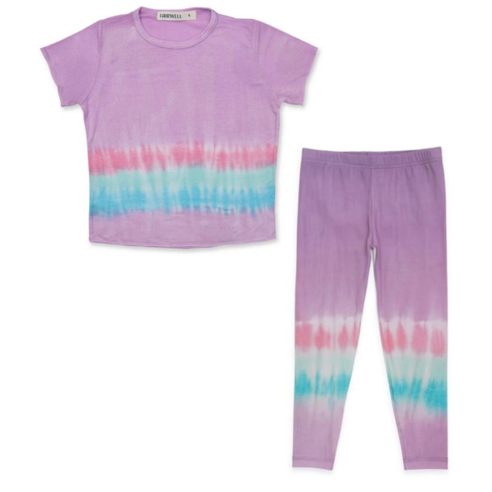 Fairwell Fairwell Cerise Chill Tee And Luxe Legging Set