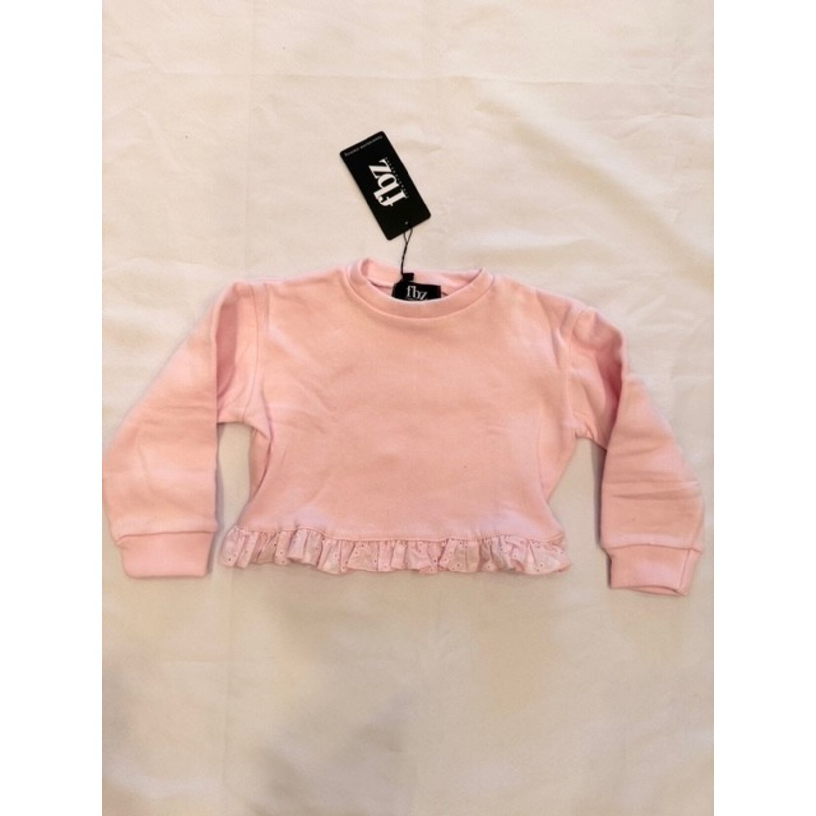 Flowers By Zoe Flowers By Zoe Light Pink Eyelet Sweatshirt