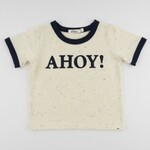 Oh Baby! Oh Baby Natural AHOY Applique Confetti Billie Ringer Tee
