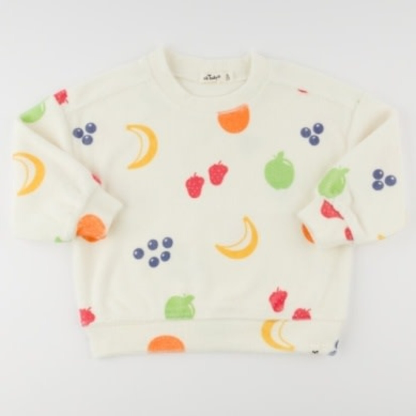Oh Baby! Oh Baby Oyster Snack Time Fruits AOP Charlie Sweat Shirt
